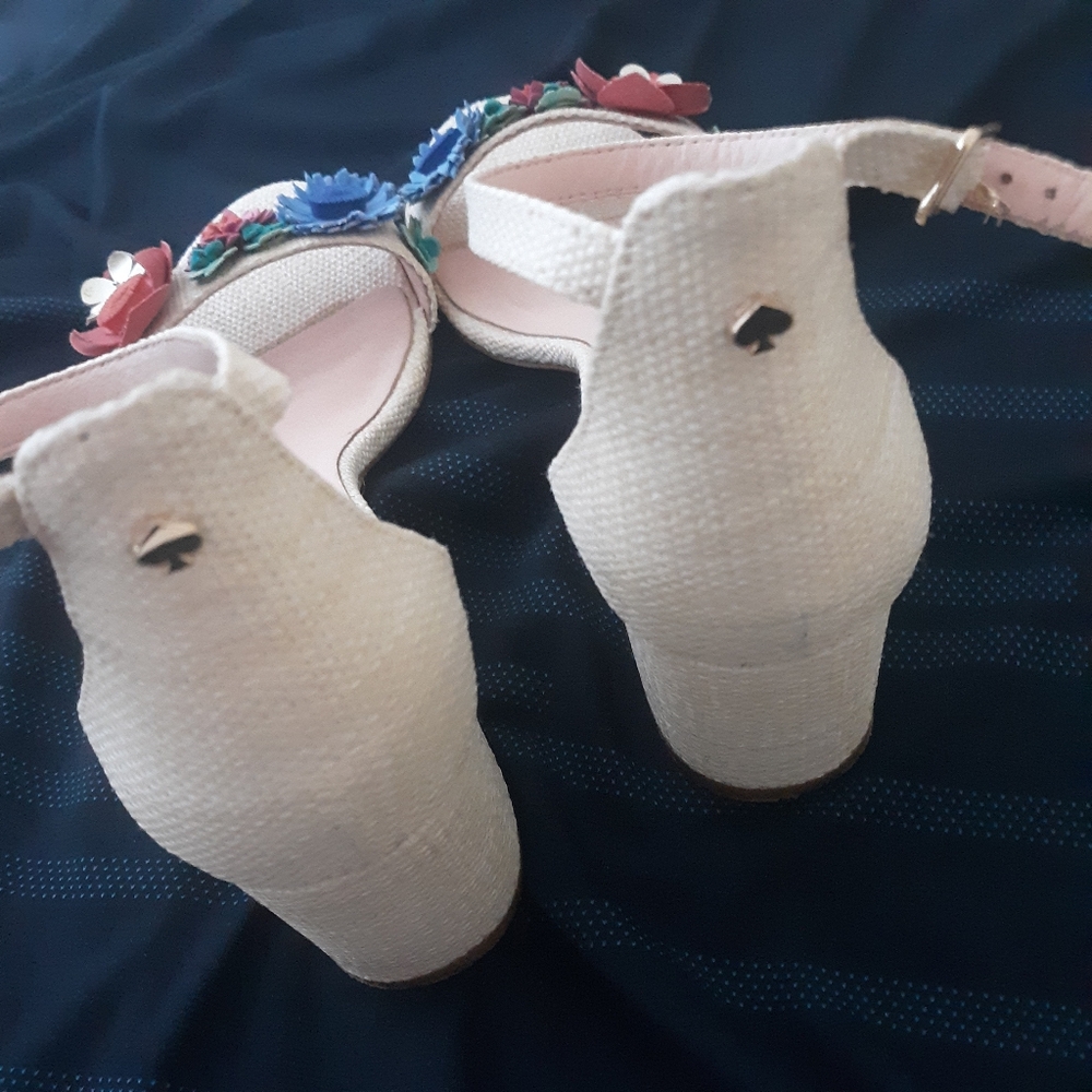 Kate Spade Butterfly Garden Summer Shoes 7.5 - Picture 5 of 6